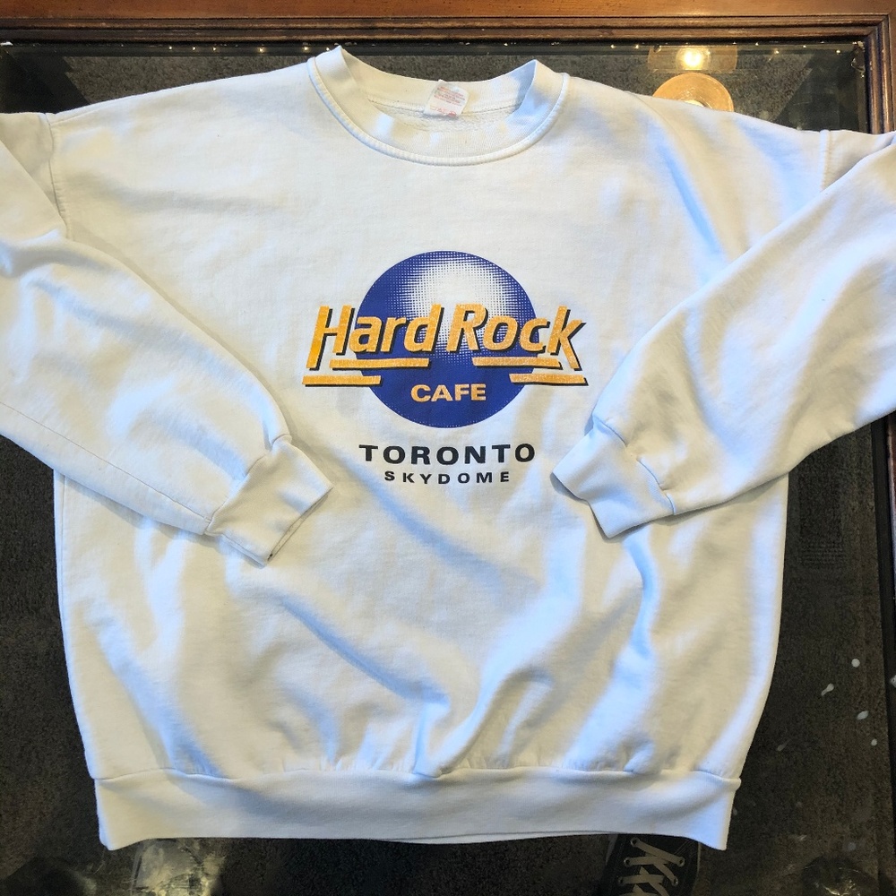 Men's XL VINTAGE Hard Rock Cafe Toronto Crewneck